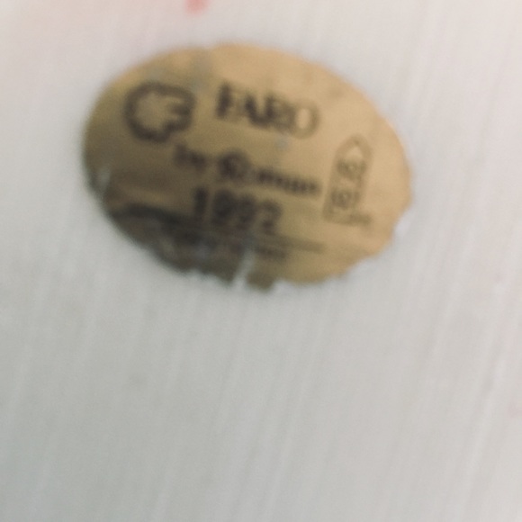 Vintage Angel watching over baby figurine 10” diam - Picture 5 of 10